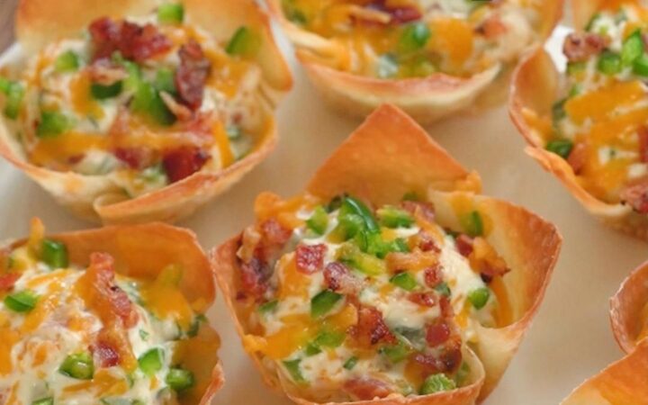 jalapeno popper wonton cups