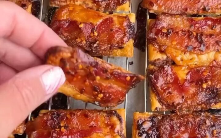 parmesan candy bacon crackers recipe