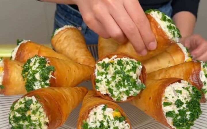crispy baked taco cones recipe