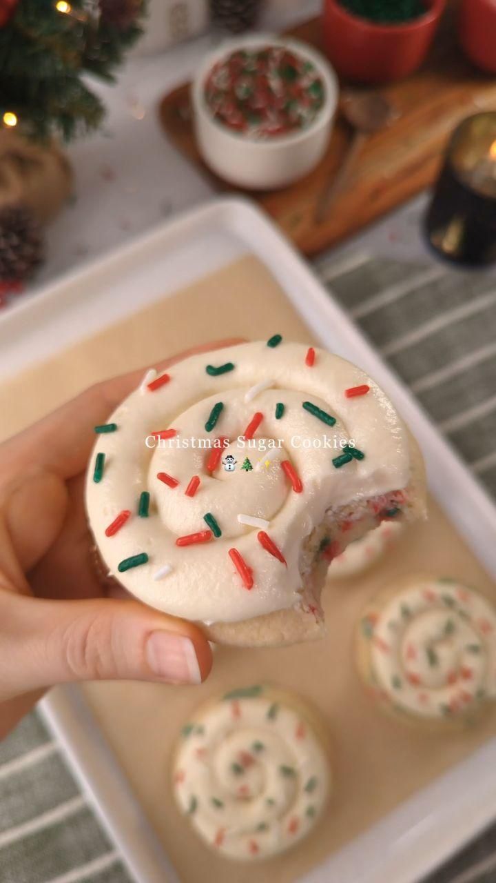 crumbl christmas sugar cookies recipe