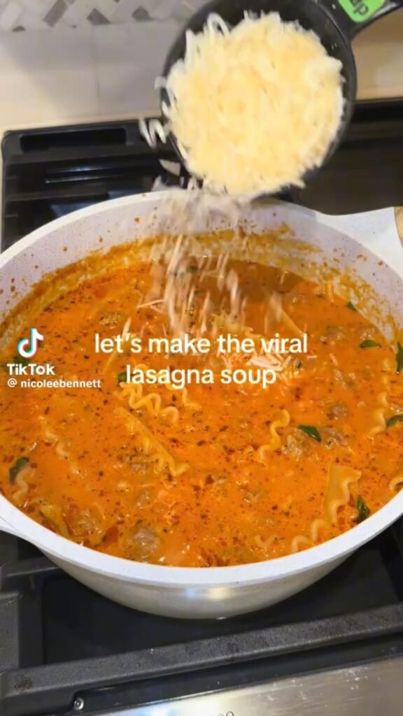 viral lasagna soup recipe