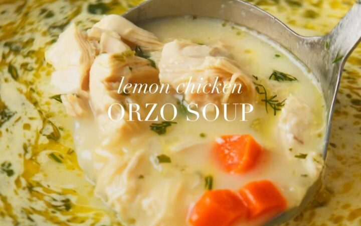 lemon chicken orzo soup