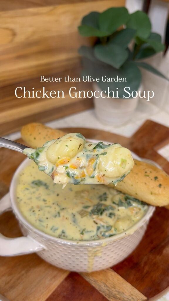 creamy chicken gnocchi soup recipe
