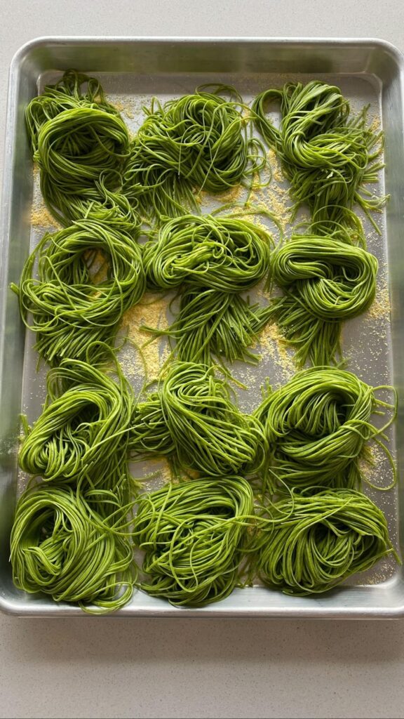 green pasta recipe